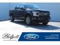 2018 Shadow Black Ford F150 XLT SuperCrew 4x4  photo #1