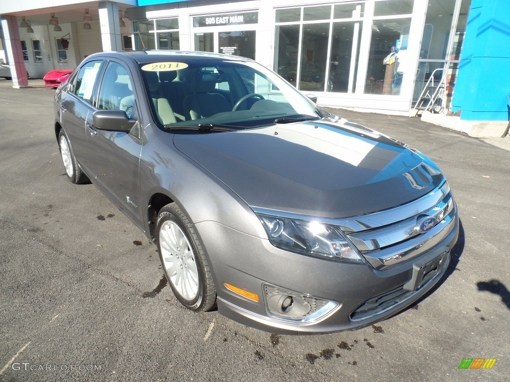 2011 Fusion Hybrid - Sterling Grey Metallic / Charcoal Black photo #3