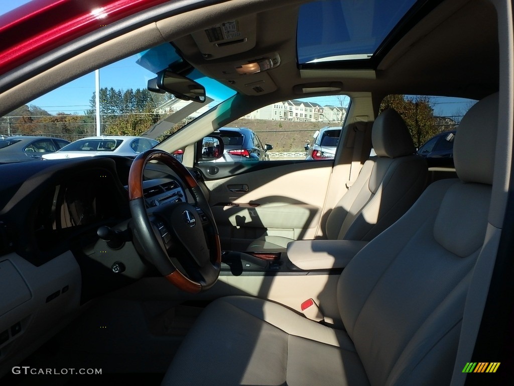 2012 RX 350 AWD - Matador Red Metallic / Parchment photo #8