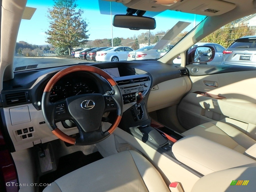 2012 RX 350 AWD - Matador Red Metallic / Parchment photo #10