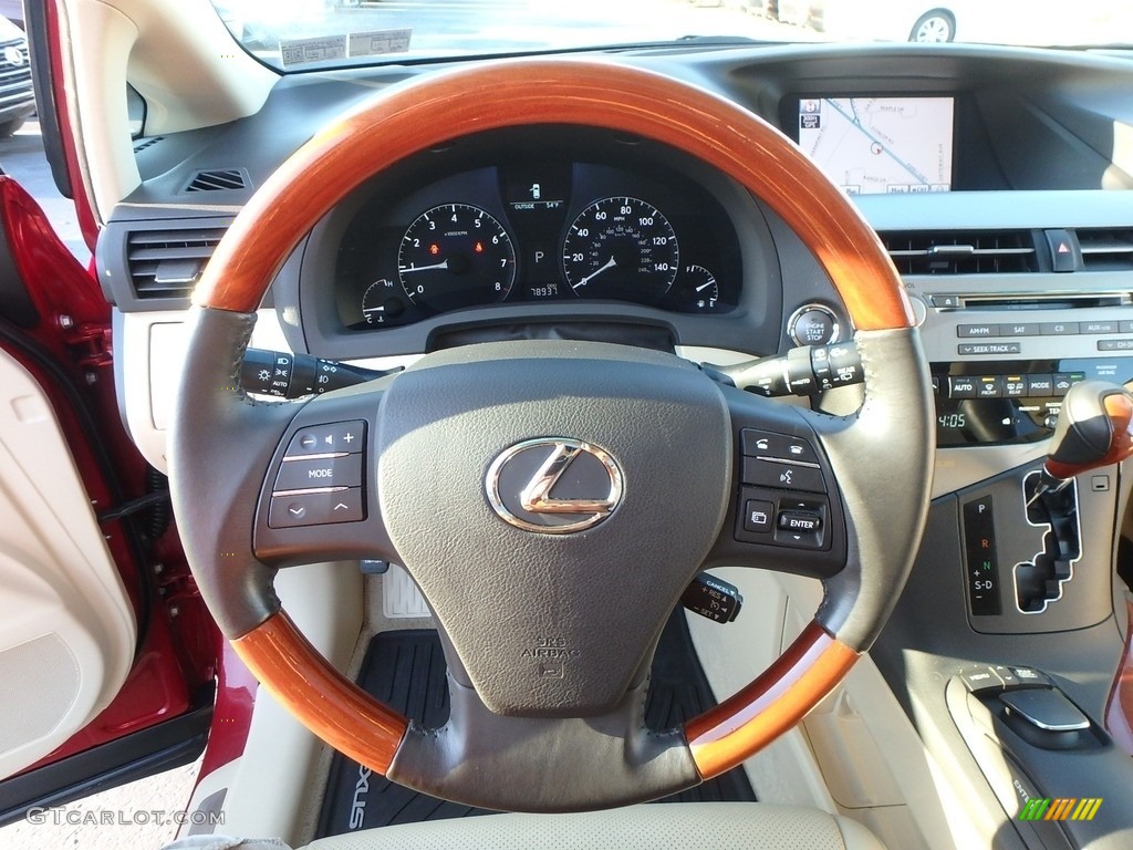 2012 RX 350 AWD - Matador Red Metallic / Parchment photo #16