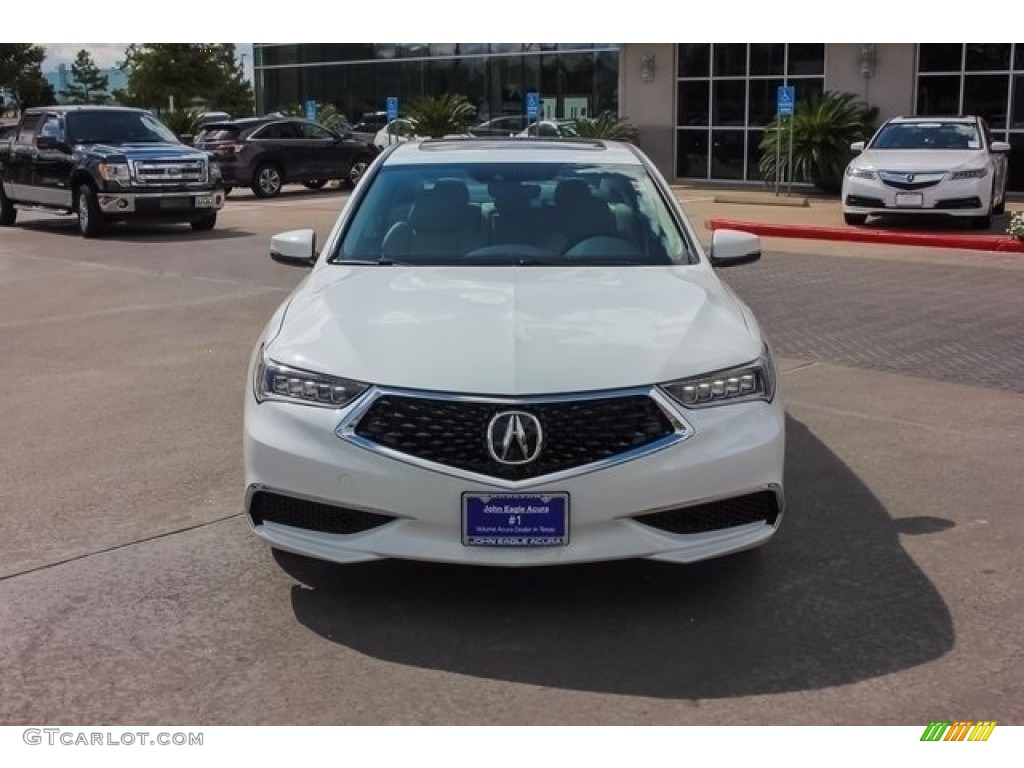 2018 TLX Sedan - Bellanova White Pearl / Parchment photo #2