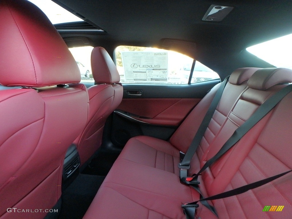 2018 Lexus IS 300 F Sport AWD Rear Seat Photo #124064612