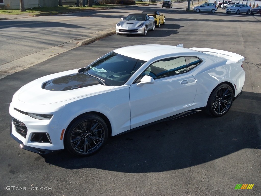 Summit White 2018 Chevrolet Camaro ZL1 Coupe Exterior Photo #124065389