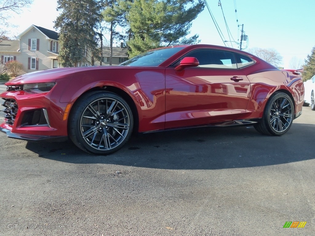 Garnet Red Tintcoat 2018 Chevrolet Camaro ZL1 Coupe Exterior Photo #124065755