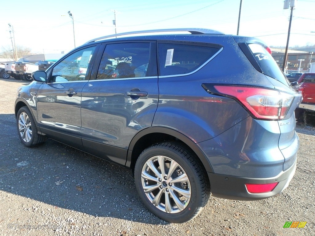 2018 Escape Titanium 4WD - Blue Metallic / Charcoal Black photo #4
