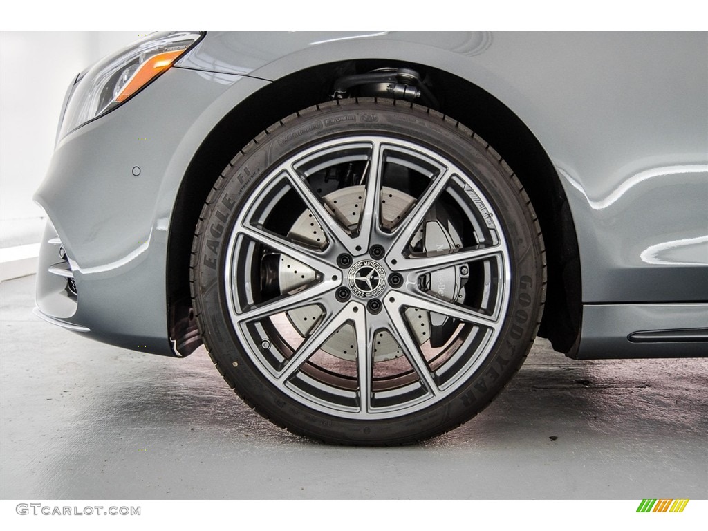 2018 S 560 Sedan - Selenite Grey Metallic / Magma Grey/Espresso Brown photo #9