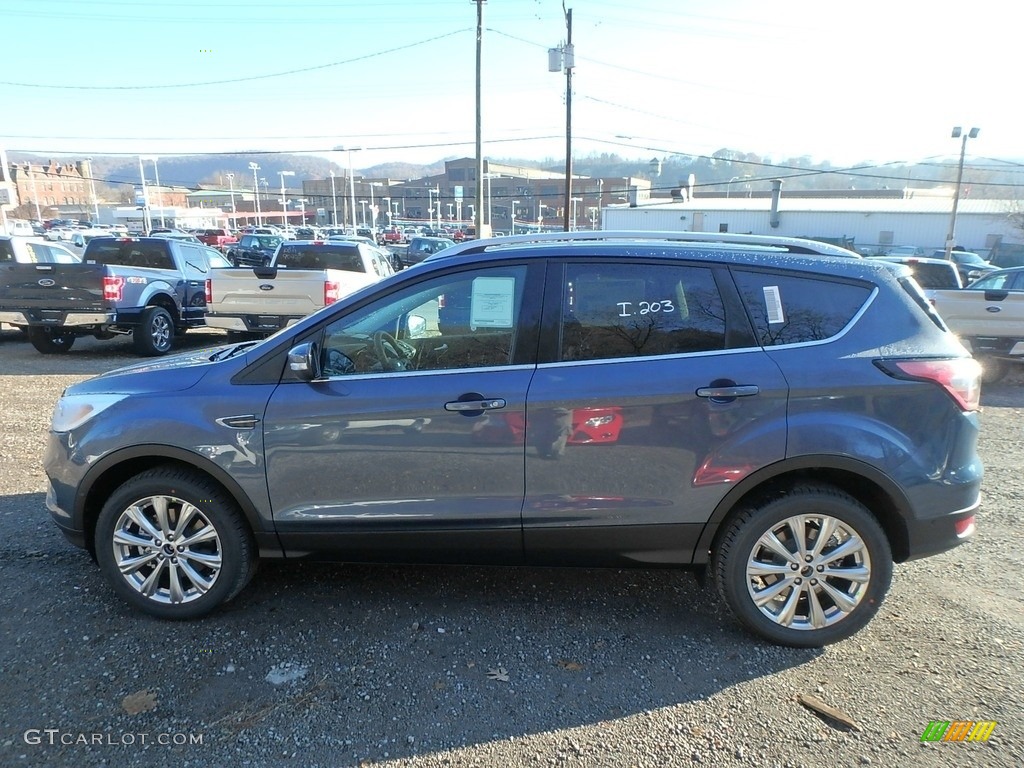 2018 Escape Titanium 4WD - Blue Metallic / Charcoal Black photo #5