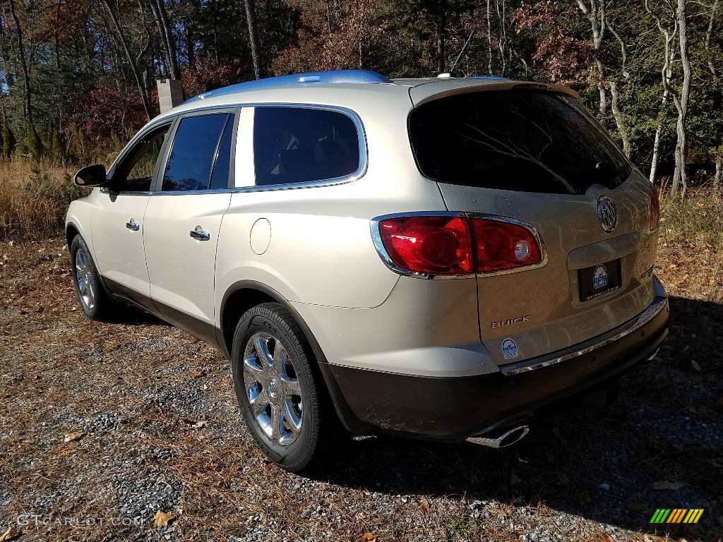 2009 Enclave CXL AWD - Gold Mist Metallic / Cocoa/Cashmere photo #6