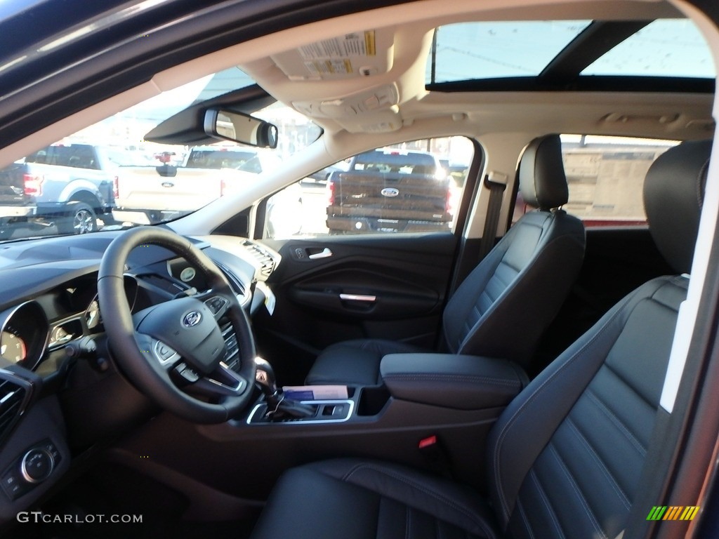 2018 Escape Titanium 4WD - Blue Metallic / Charcoal Black photo #10