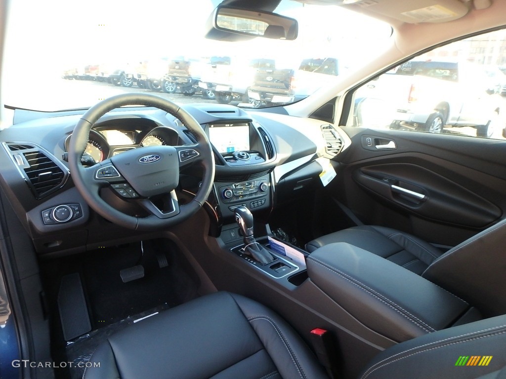 2018 Escape Titanium 4WD - Blue Metallic / Charcoal Black photo #12