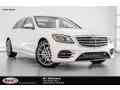 2018 designo Diamond White Metallic Mercedes-Benz S 560 Sedan  photo #1