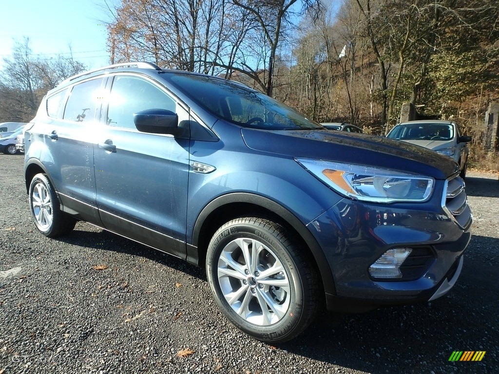 2018 Escape SE 4WD - Blue Metallic / Charcoal Black photo #9