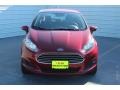 2017 Ruby Red Ford Fiesta SE Hatchback  photo #2