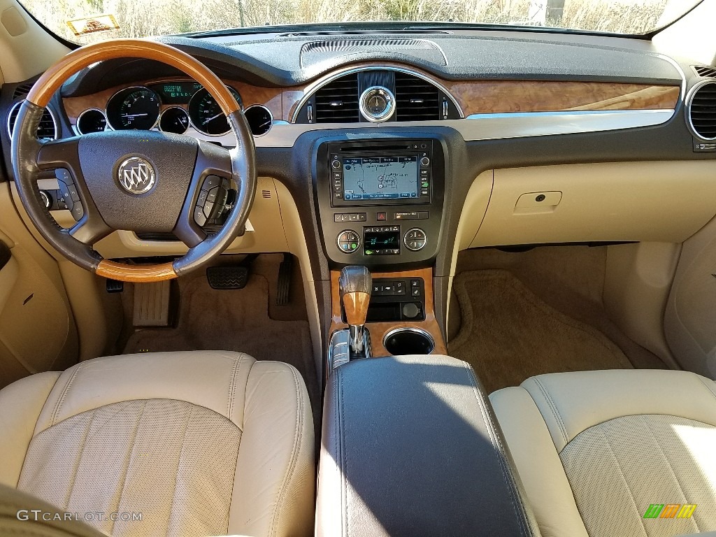 2009 Enclave CXL AWD - Gold Mist Metallic / Cocoa/Cashmere photo #24