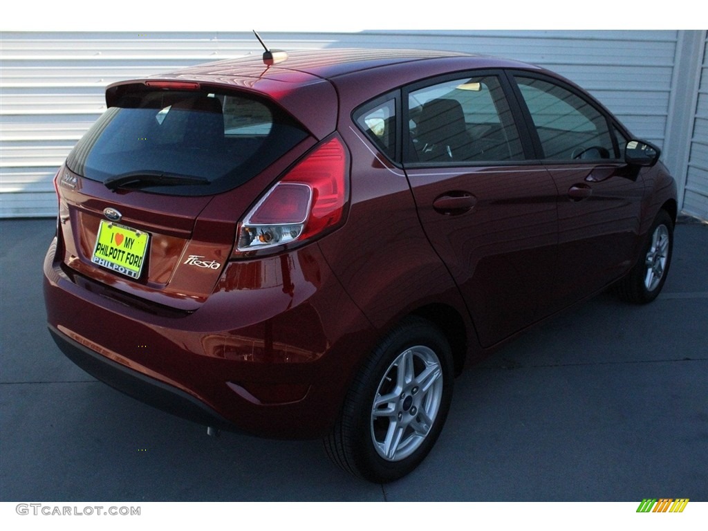 2017 Fiesta SE Hatchback - Ruby Red / Charcoal Black photo #8