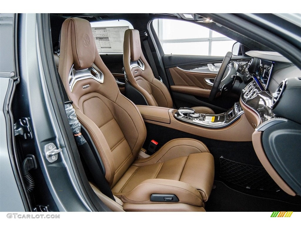 Nut Brown/Black Interior 2018 Mercedes-Benz E AMG 63 S 4Matic Wagon Photo #124067425
