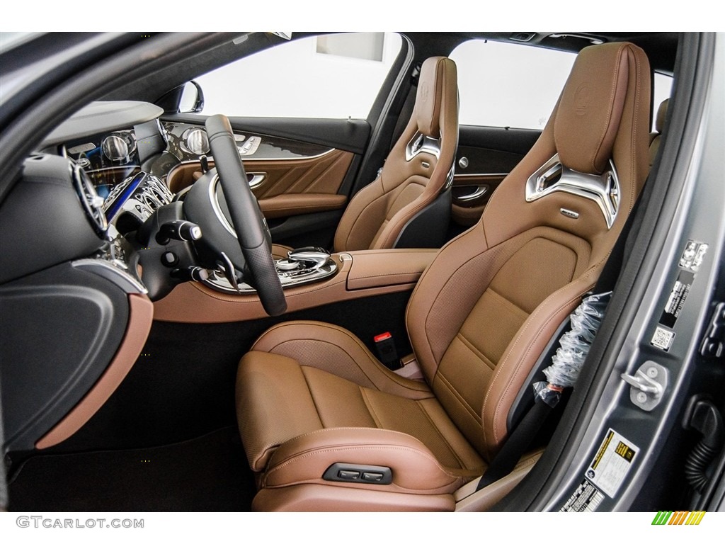 Nut Brown/Black Interior 2018 Mercedes-Benz E AMG 63 S 4Matic Wagon Photo #124067631