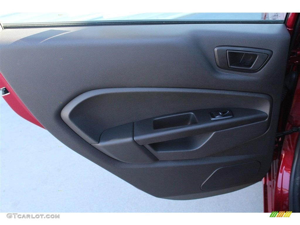 2017 Fiesta SE Hatchback - Ruby Red / Charcoal Black photo #18