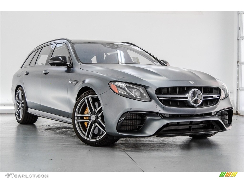 designo Selenite Grey Magno (Matte) 2018 Mercedes-Benz E AMG 63 S 4Matic Wagon Exterior Photo #124067697