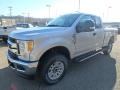 2017 Ingot Silver Ford F250 Super Duty XLT SuperCab 4x4  photo #6