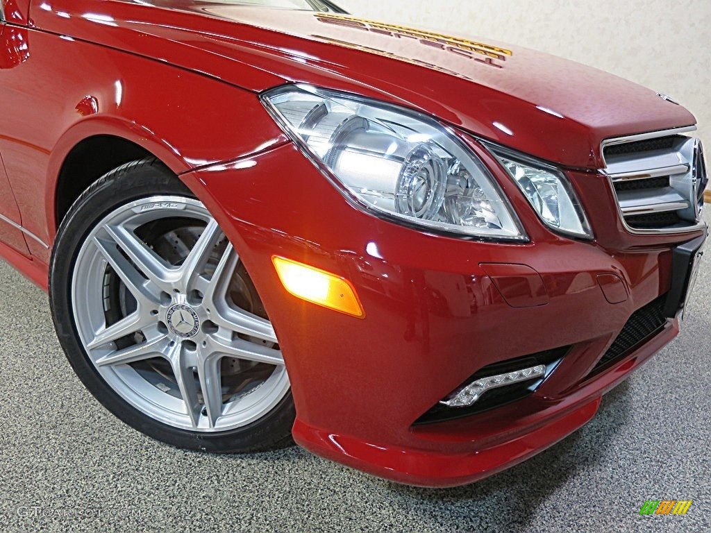 2011 E 550 Cabriolet - Mars Red / Almond/Mocha photo #6