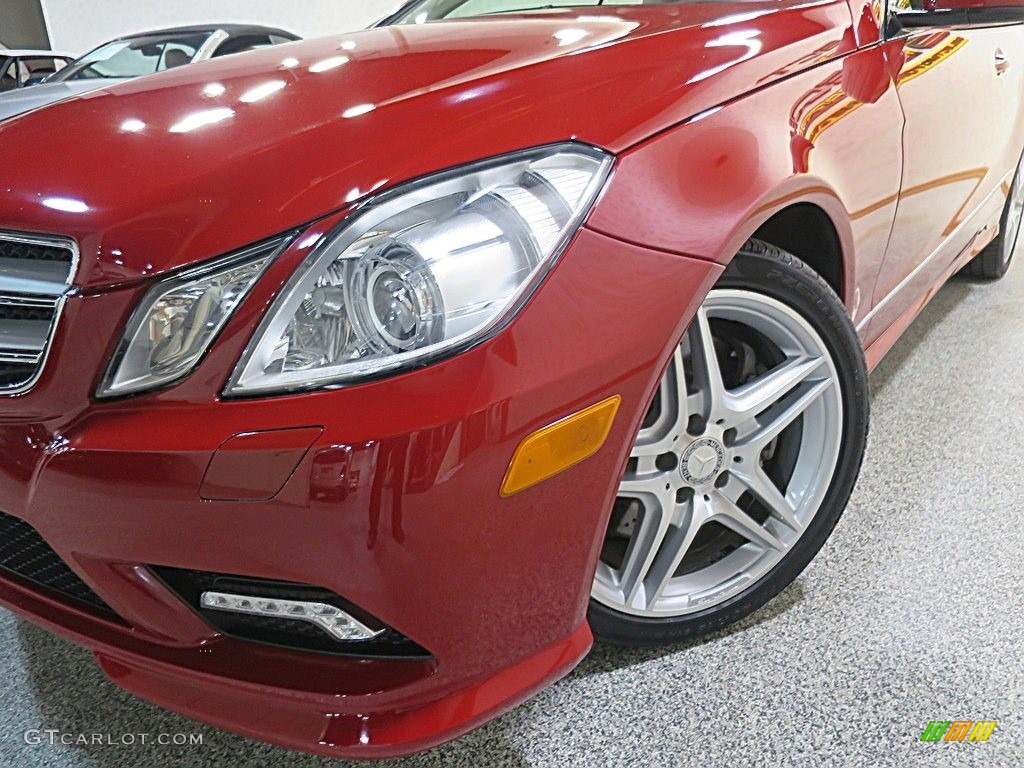 2011 E 550 Cabriolet - Mars Red / Almond/Mocha photo #7