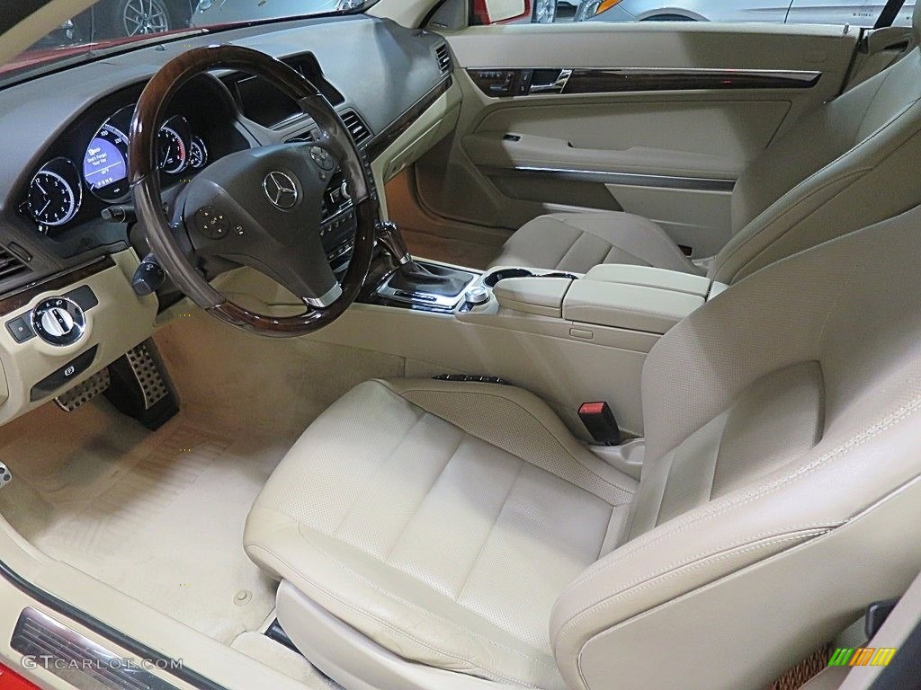 2011 E 550 Cabriolet - Mars Red / Almond/Mocha photo #16