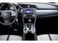 Black/Ivory 2018 Honda Civic LX Sedan Dashboard