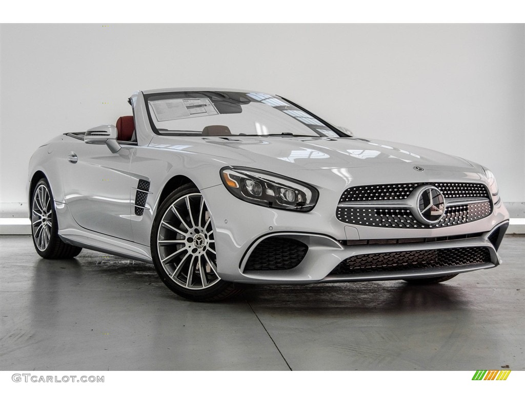 2018 SL 450 Roadster - Iridium Silver Metallic / Bengal Red/Black photo #12