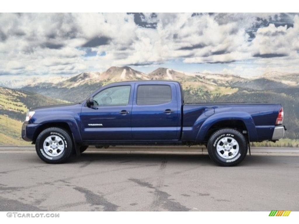 2013 Tacoma V6 SR5 Double Cab 4x4 - Nautical Blue Metallic / Graphite photo #6