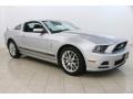 2014 Ingot Silver Ford Mustang V6 Premium Coupe  photo #1