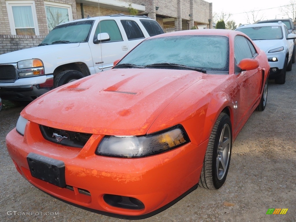 2004 Mustang Cobra Coupe - Competition Orange / Dark Charcoal photo #3