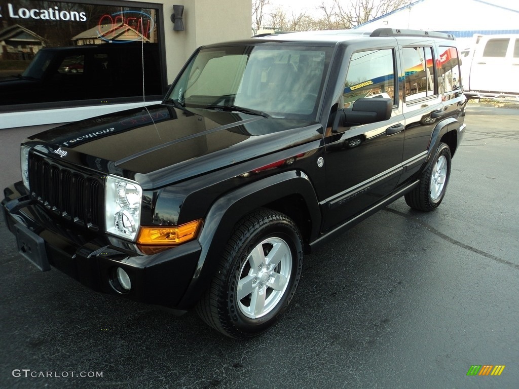 2006 Commander 4x4 - Black / Medium Slate Gray photo #2