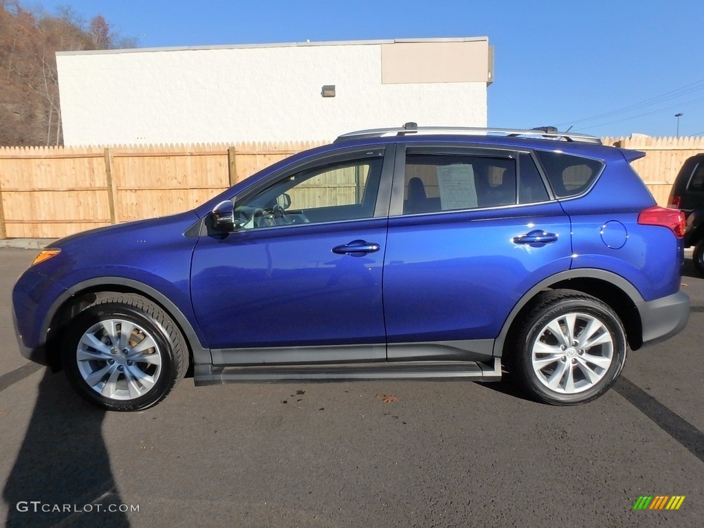 2014 RAV4 Limited AWD - Blue Crush Metallic / Black photo #7