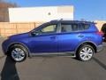2014 Blue Crush Metallic Toyota RAV4 Limited AWD  photo #7