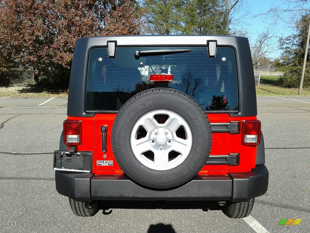 2018 Wrangler Unlimited Sport 4x4 - Firecracker Red / Black photo #7