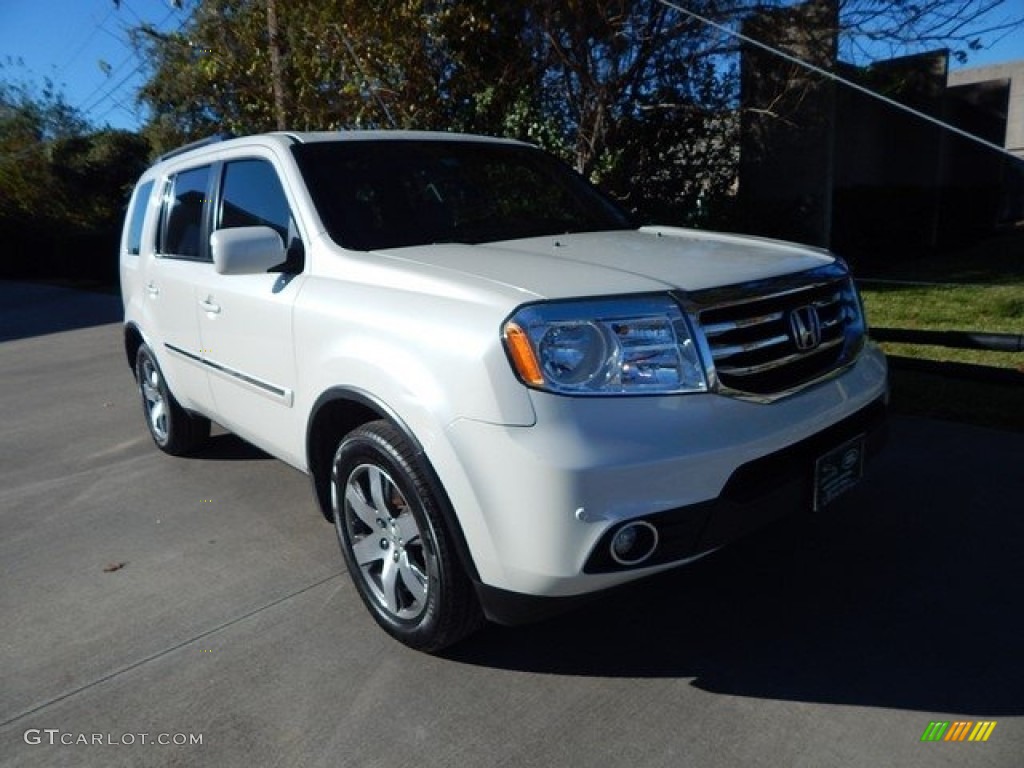 2014 Pilot Touring - White Diamond Pearl / Gray photo #2