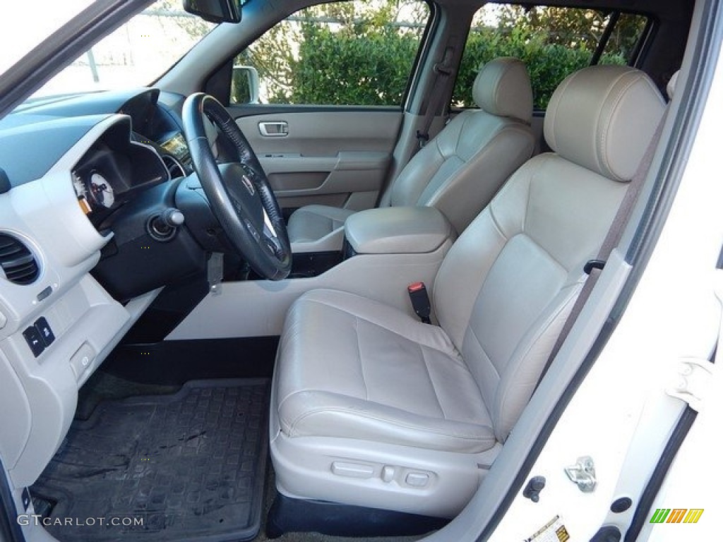 2014 Pilot Touring - White Diamond Pearl / Gray photo #3
