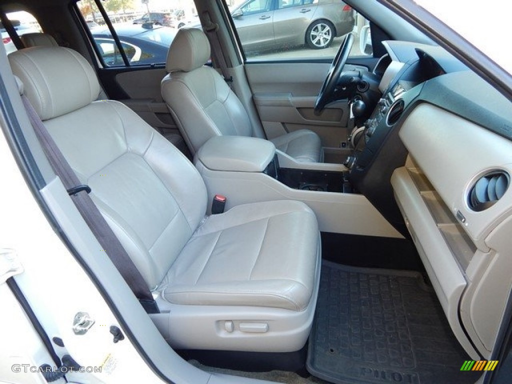 2014 Pilot Touring - White Diamond Pearl / Gray photo #5