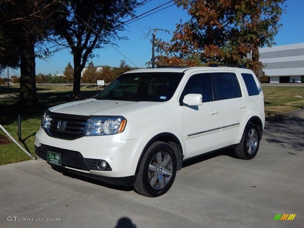 2014 Pilot Touring - White Diamond Pearl / Gray photo #10