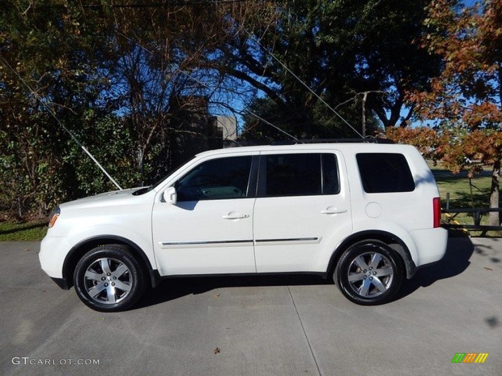2014 Pilot Touring - White Diamond Pearl / Gray photo #11