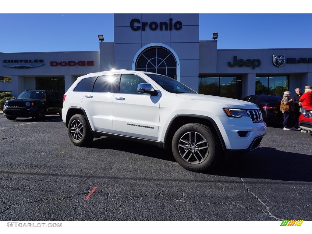 2017 Grand Cherokee Limited - Bright White / Black/Light Frost Beige photo #1