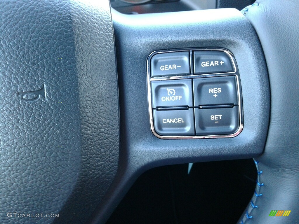 2018 1500 Sport Crew Cab 4x4 - Hydro Blue Pearl / Black photo #19