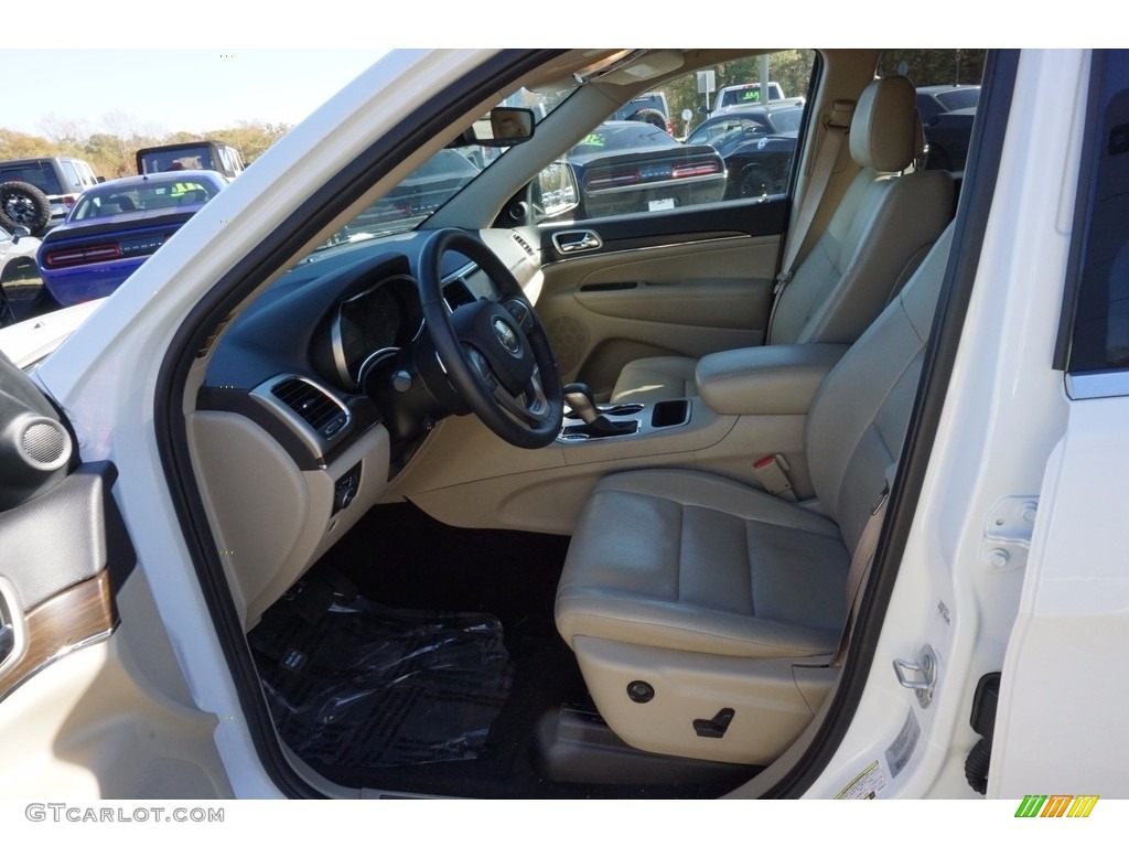 2017 Grand Cherokee Limited - Bright White / Black/Light Frost Beige photo #9