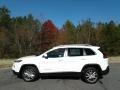 2018 Bright White Jeep Cherokee Limited  photo #1