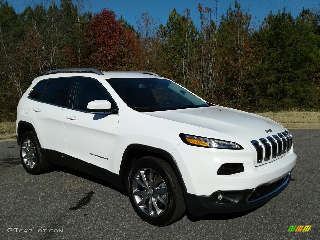 Bright White 2018 Jeep Cherokee Limited Exterior Photo #124086994