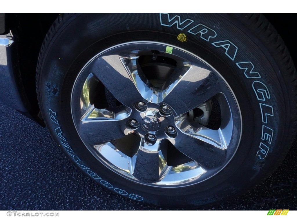 2018 1500 Big Horn Crew Cab - Brilliant Black Crystal Pearl / Black/Diesel Gray photo #11