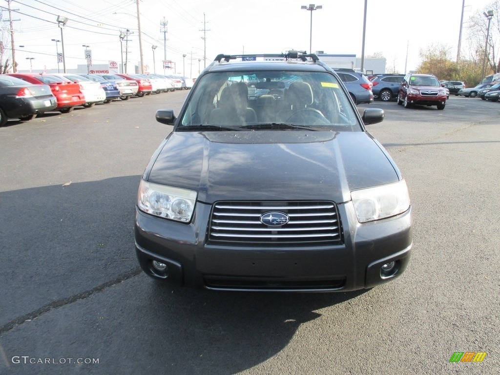 2008 Forester 2.5 X - Dark Gray Metallic / Graphite Gray photo #3