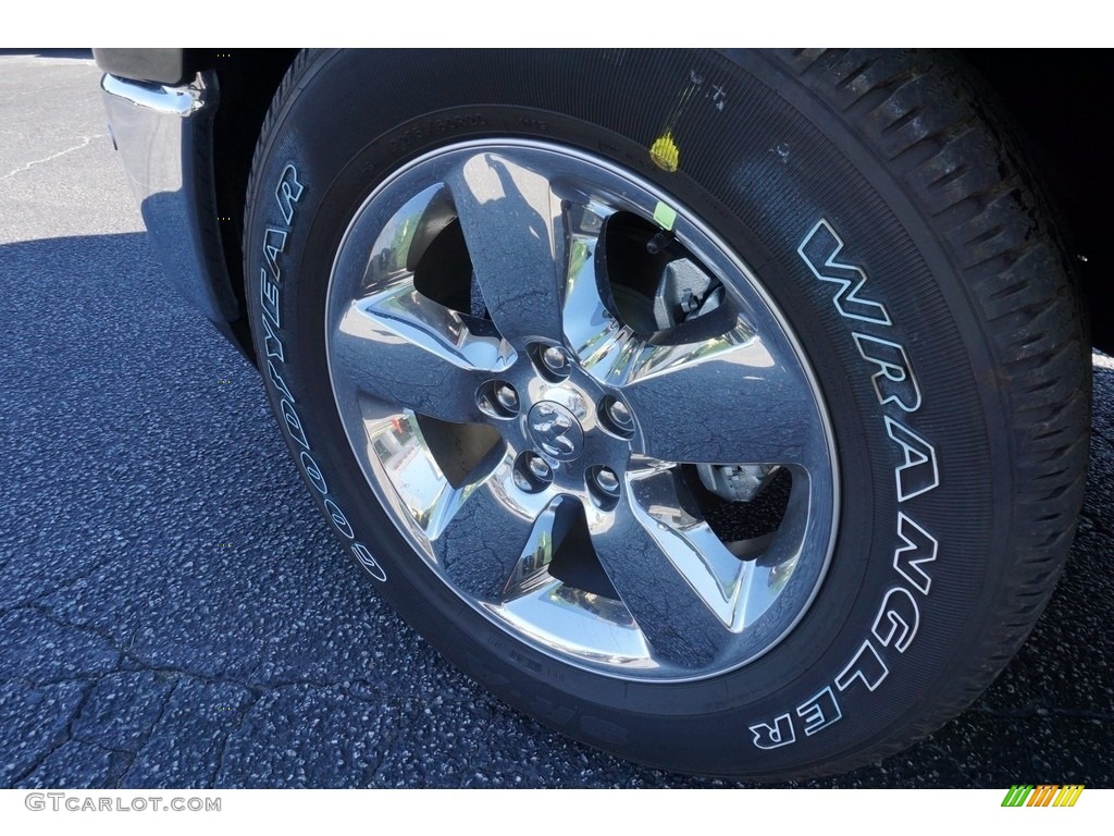 2018 1500 Big Horn Crew Cab - Brilliant Black Crystal Pearl / Black/Diesel Gray photo #11